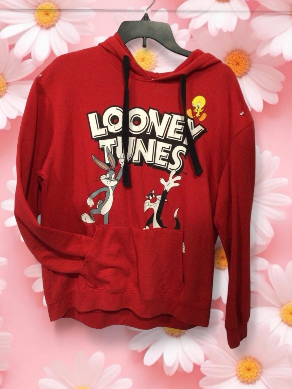 Warner Bros. Women's Red Graphic Hoodie